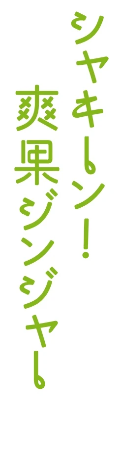 シャキーン！ 爽果ジンジャー